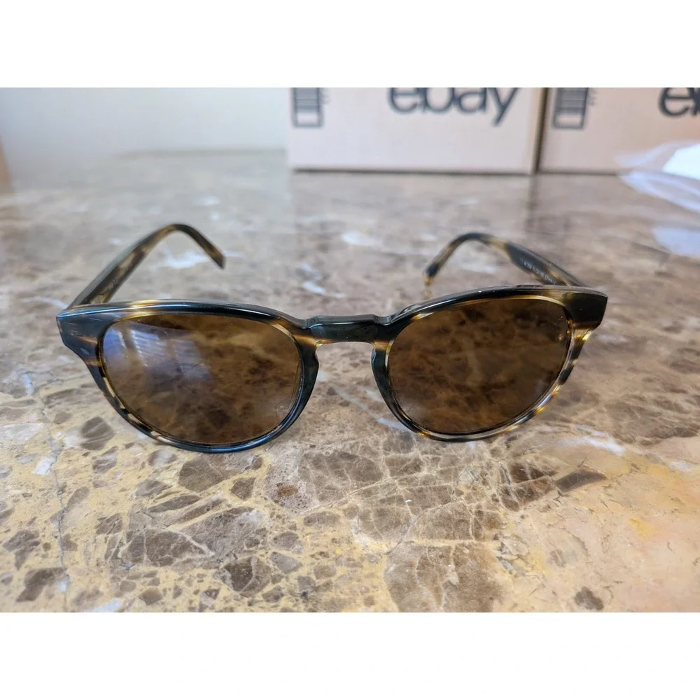 WARBY PARKER PERCY W 256 Striped Sassafras Round Unisex Eyeglasses 51-20-140